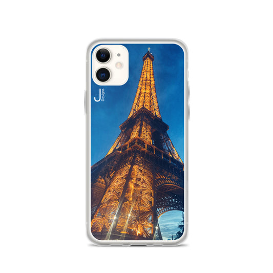 Glowing Eiffel Tower iPhone Case