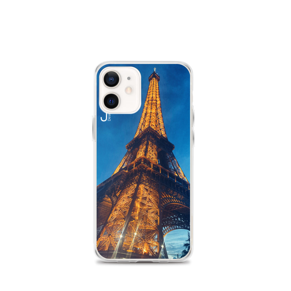 Glowing Eiffel Tower iPhone Case
